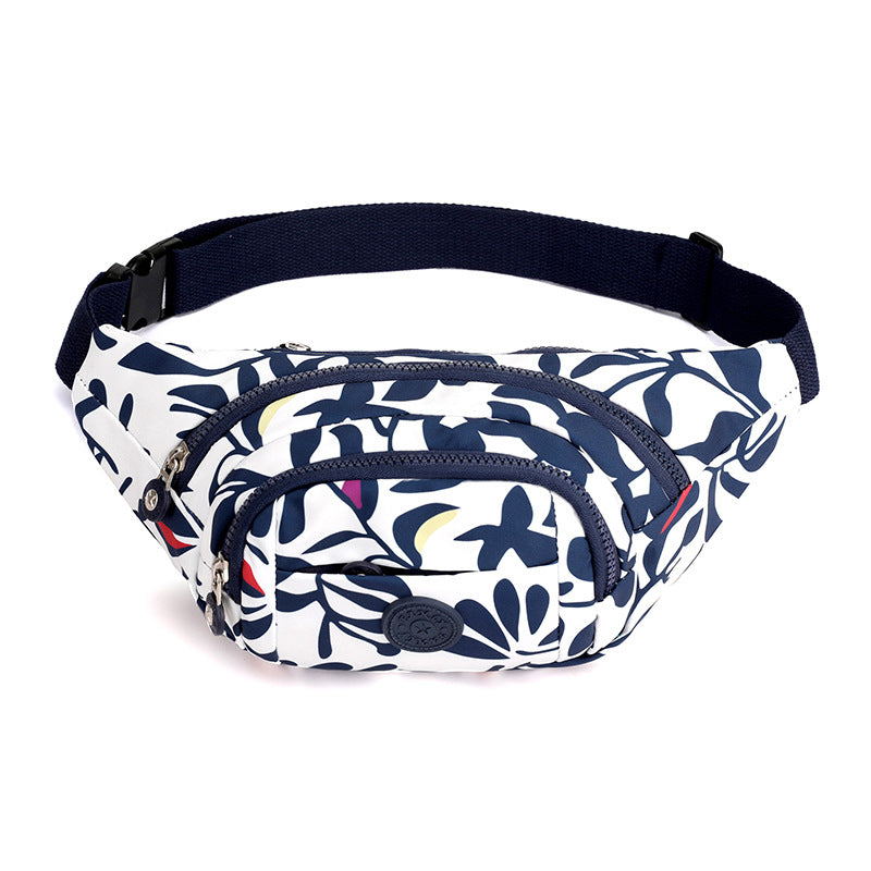 Women's Graceful Korean Fashion Printed Mobile Waist Packs