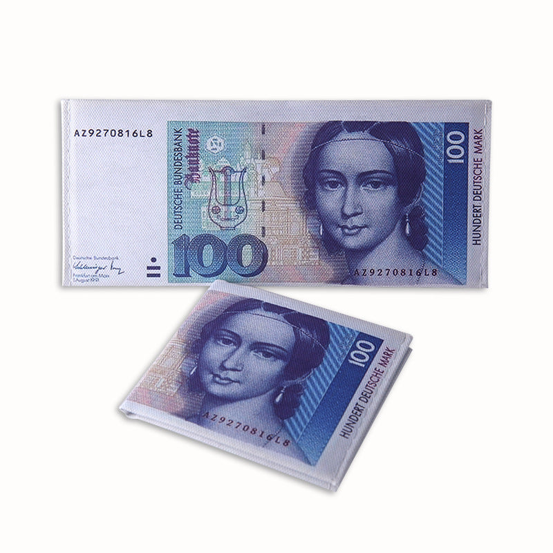 Pièces de monnaie étrangères Usd Portefeuilles créatifs en toile pour dames