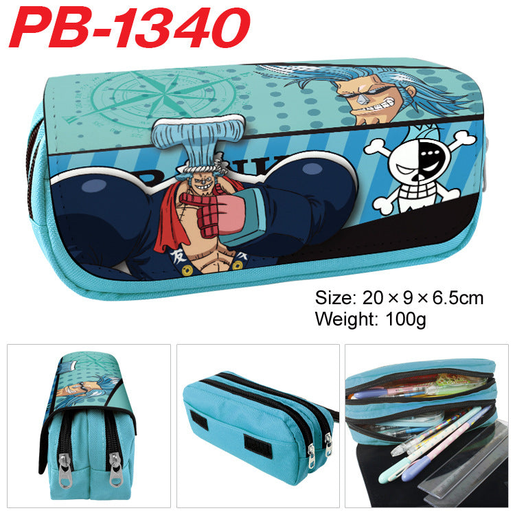 Piece Anime Color Picture Pencil Cartoon Large Capacity Double Ladies Wallets