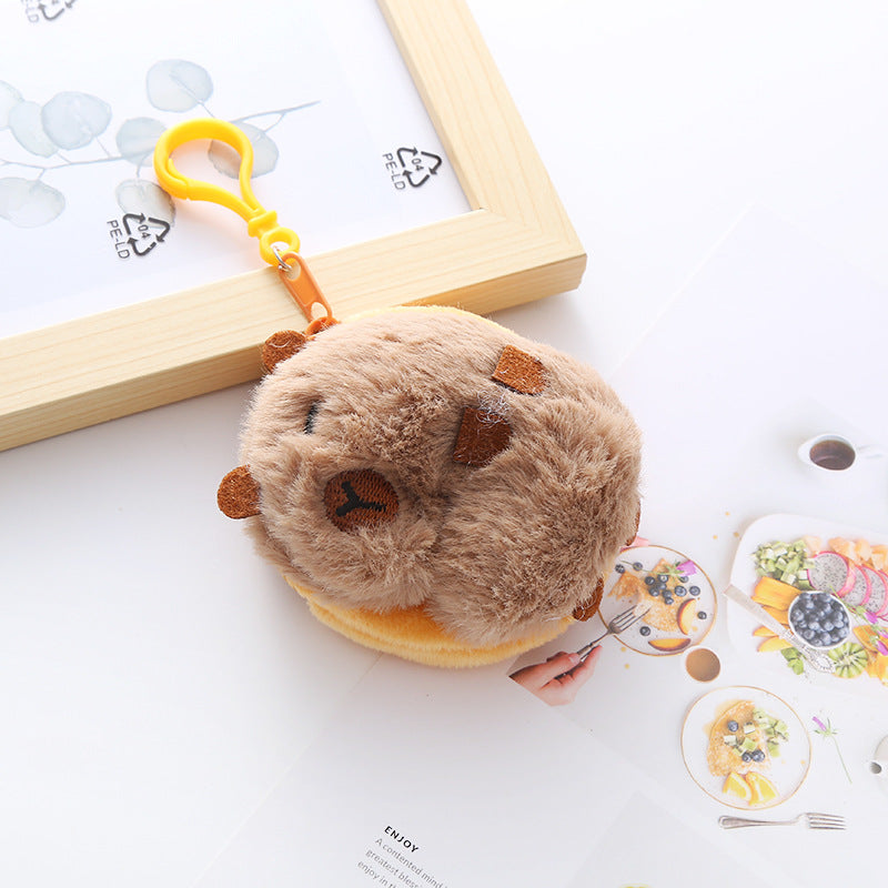 Women's Capybara Lovely Ears Guinea Pig Ornaments Purses