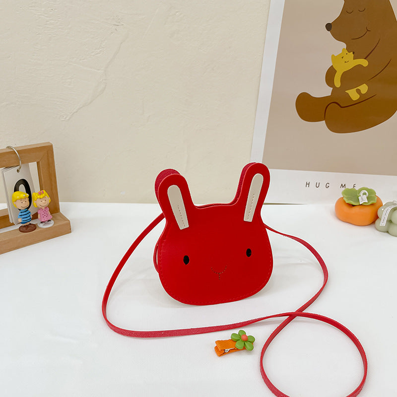 Décoration de lapin, petits sacs à bandoulière pour enfants, petit garçon de dessin animé