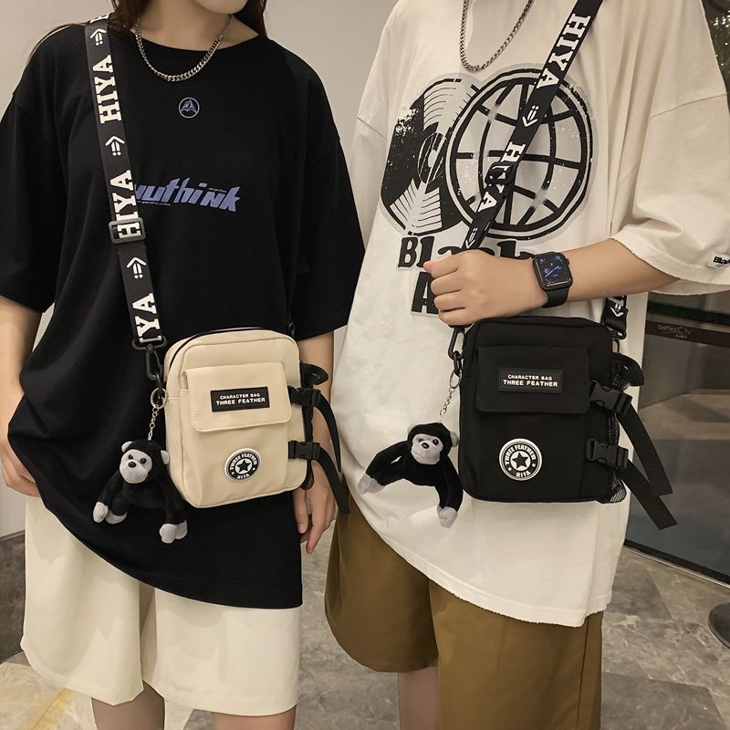 Men's Fashion Small Female Street Trendy Men's Messenger Bags