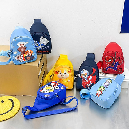 Sacs de taille pour enfants garçons mode dessin animé à la mode petits sacs de taille pour enfants