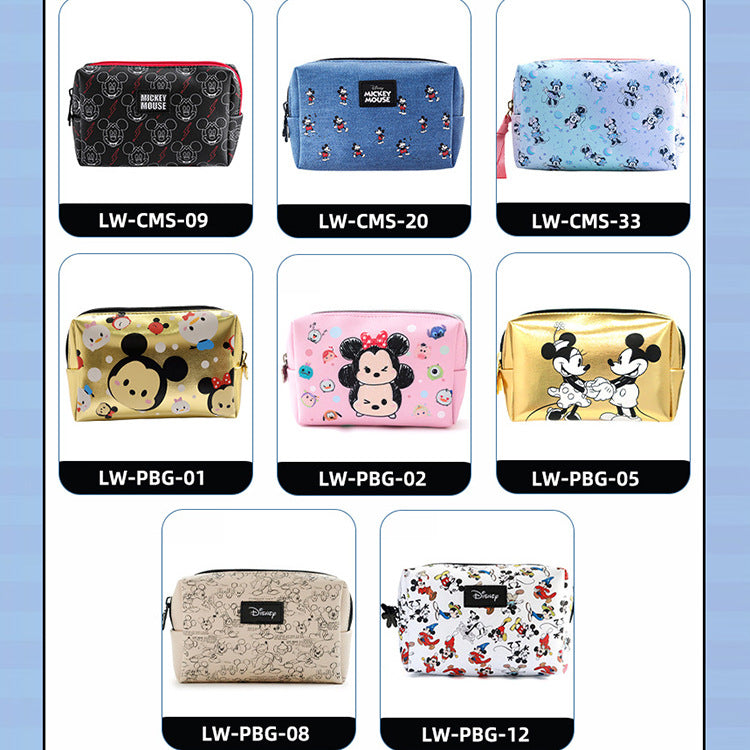 Strictly Selected Disney Square Portable Storage Cosmetic Bags