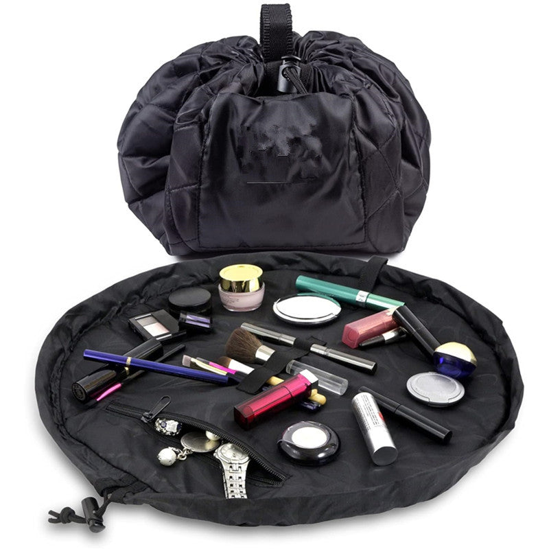 Large Capacity Portable Drawstring Buggy Toiletry Cosmetic Bags