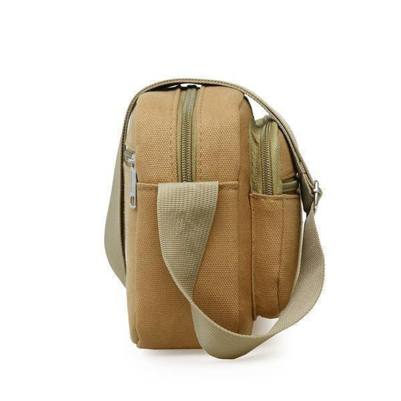 Women's & Men's & Canvas Small Square Business Collect Bags