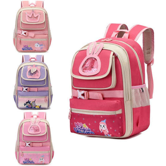 Children's First-class Cute Cartoon Burden Relief Spine Kindergarten School Bags