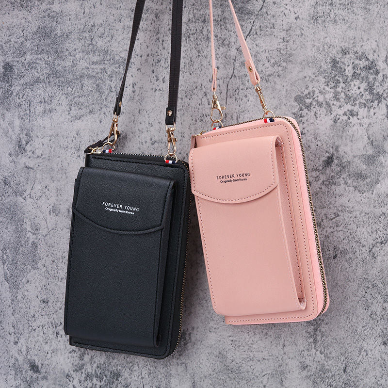 Women's Style Vertical Large Capacity Mobile Small Phone Bags