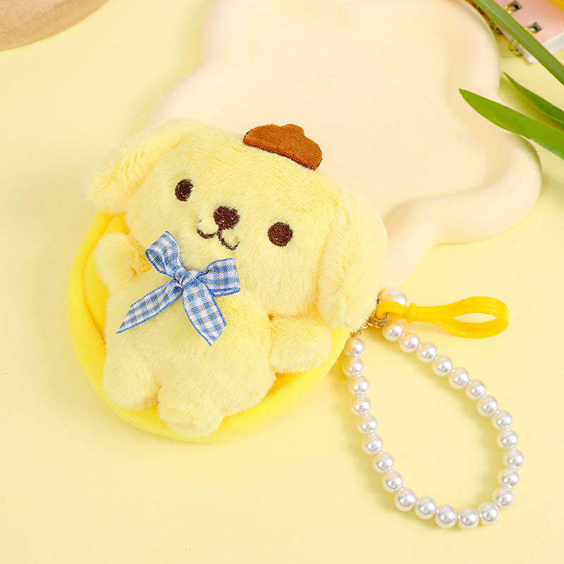 Children's Pendant Plush Creative Mini Clow Storage Coin Purses