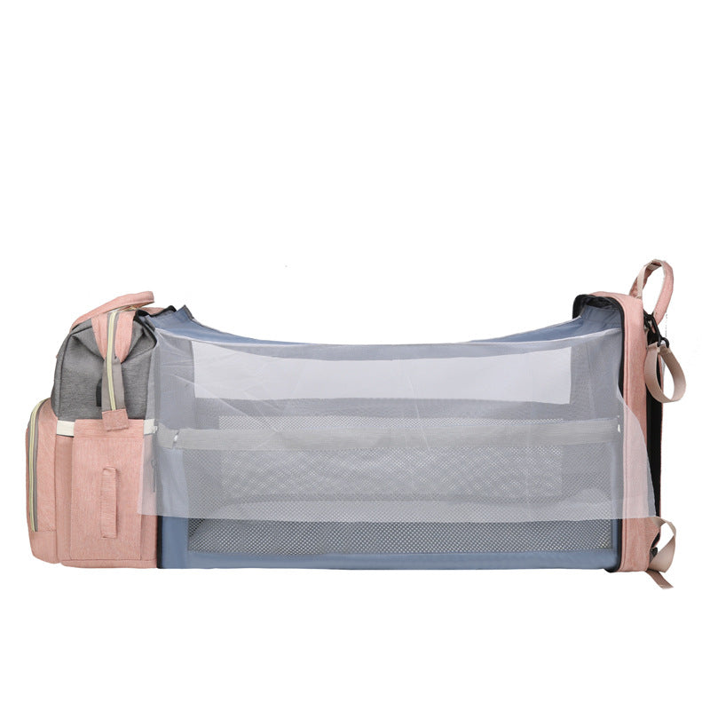 Upgraded Folding Bed Mummy Diaper Lightweight Bags