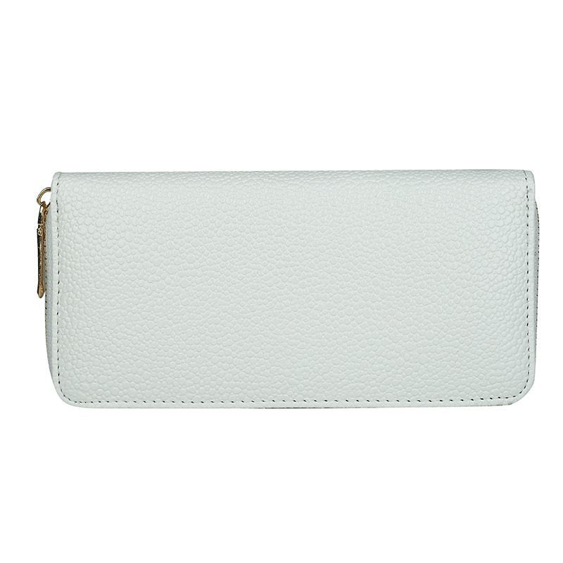 Women's Solid Color Simple Mid-length Zipper Fashion Ladies Wallets