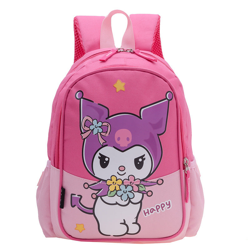 Children's Cartoon Cute Clow Portable Burden Alleviation Kindergarten School Bags