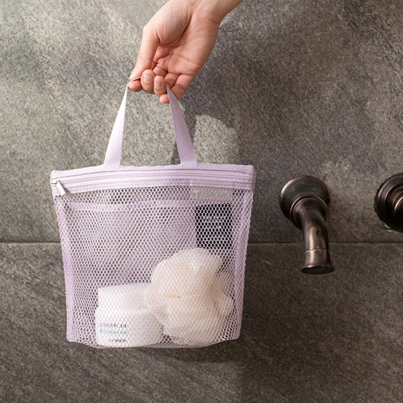 Portable Mesh Waterproof Bath Sundries Storage Travel Bags