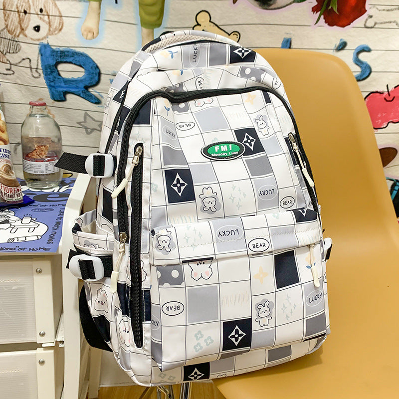 Primary Plaid Junior High Quality Custom Elementary School Students' Schoolbags