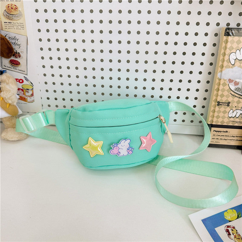 Children's Cartoon Cute Five-pointed Star Candy Color Shoulder Bags