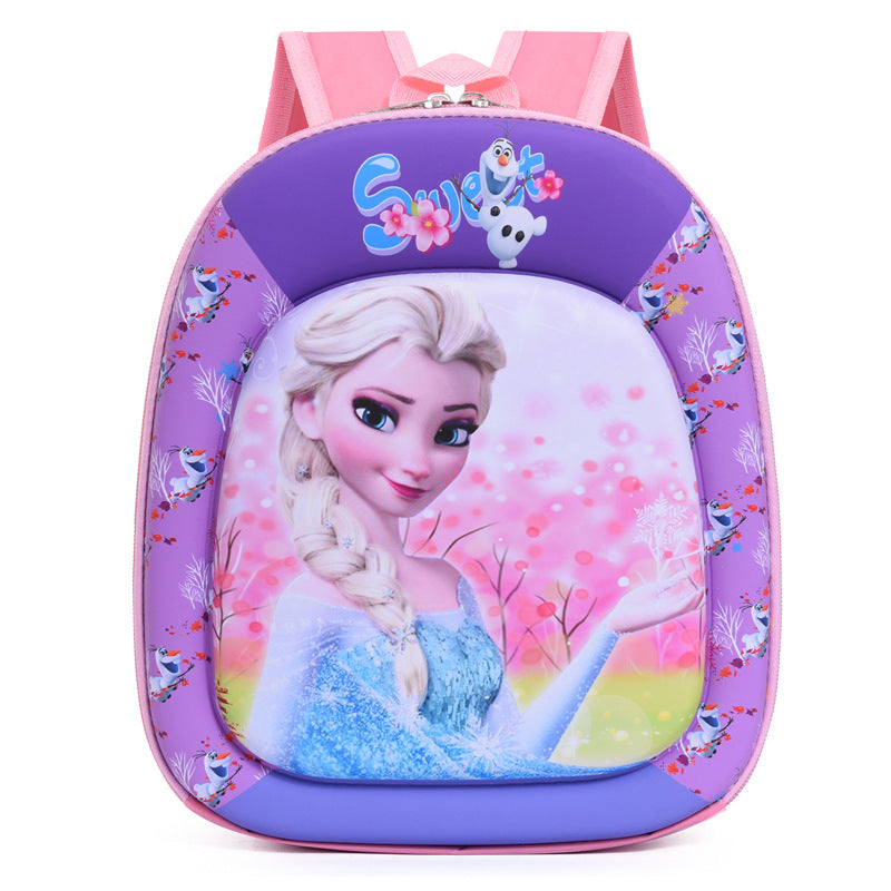 Children's Hard Shell Clow Year-old Lightweight Cartoon Kindergarten School Bags