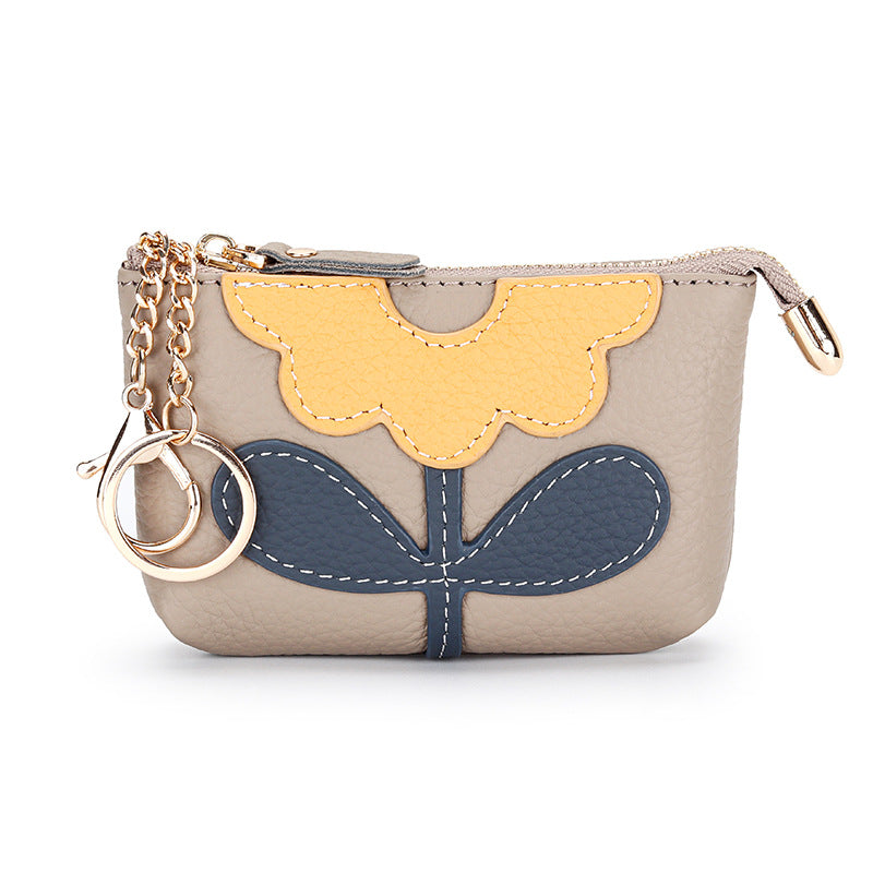 Creative First Layer Cowhide Genuine Leather Mini Coin Purses