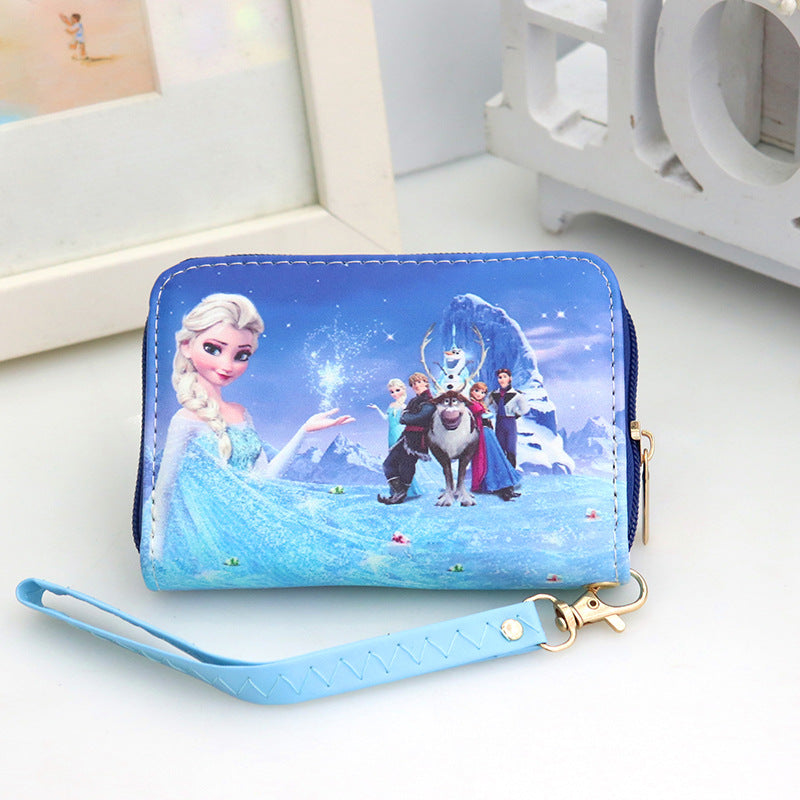 Small Fresh Trend Cartoon Princess Short Children's Coin Purse