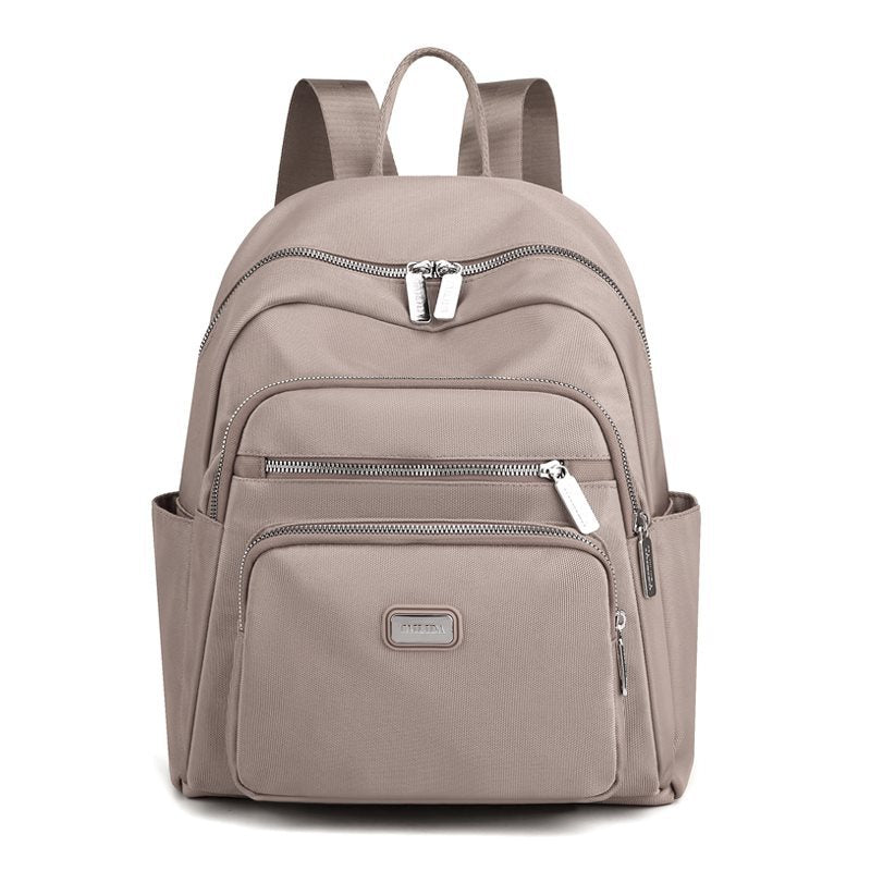 Women's Solid Color Simple Oxford Cloth Fashion Backpacks