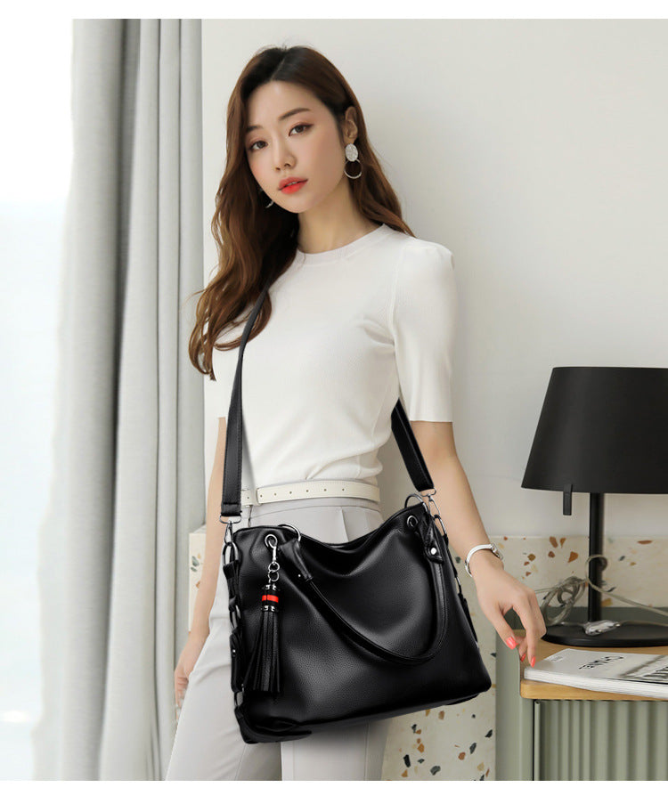 Women's New Mom Fashionable Soft Leather Crossbody Bags