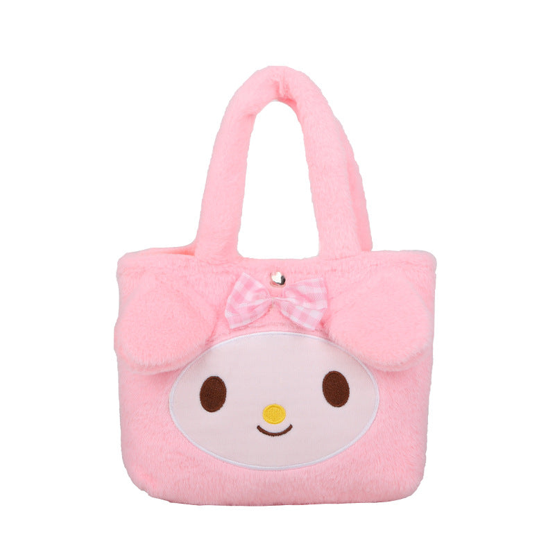 Cute Plush Cartoon Furry Small Crane Children's Coin Purse