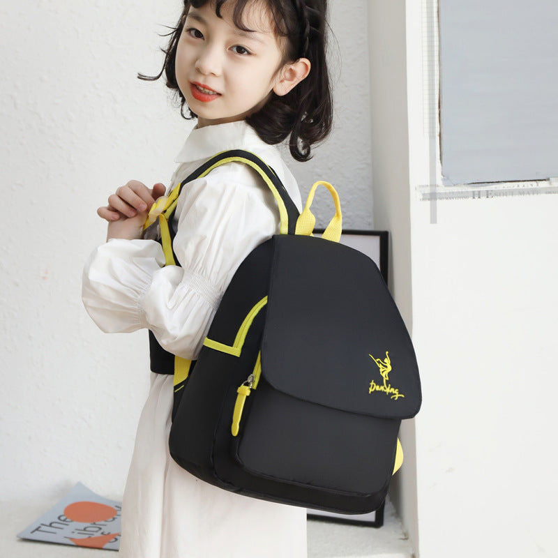 Primary Korean Style Training Class Printed Backpacks