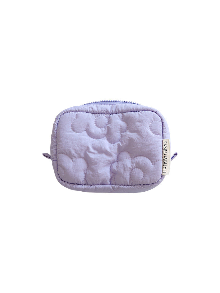 Women's Style Fresh Fabric Portable Storage Soft Cosmetic Bags