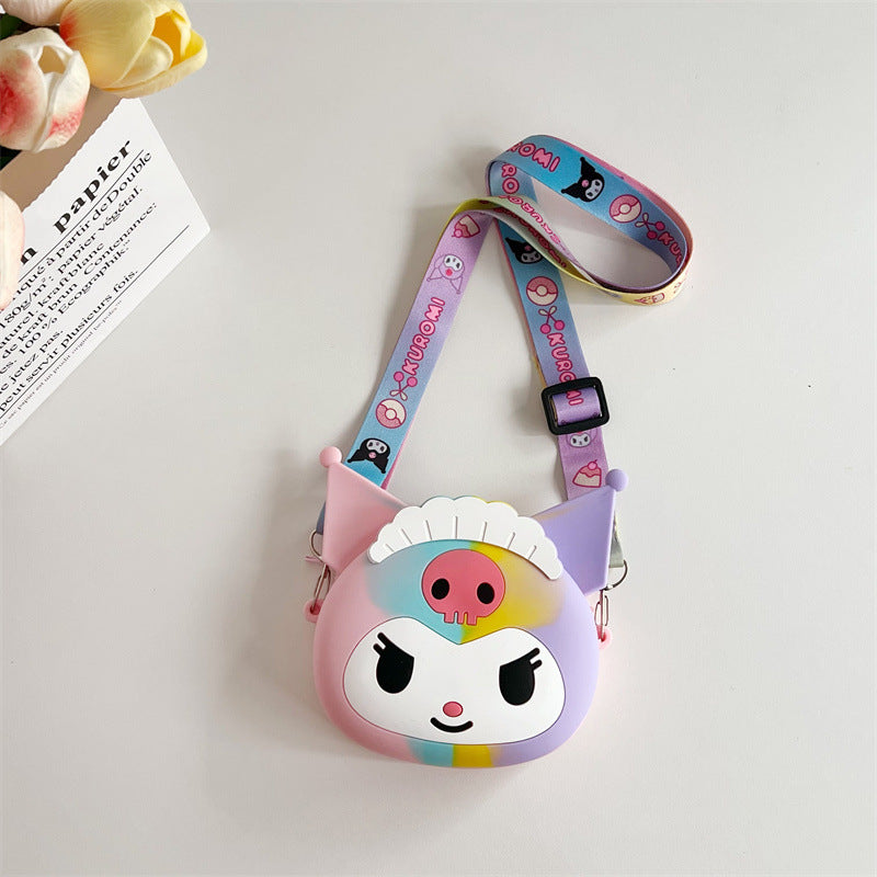 Stall Cartoon Silicone Soft Western Style Coin Purses