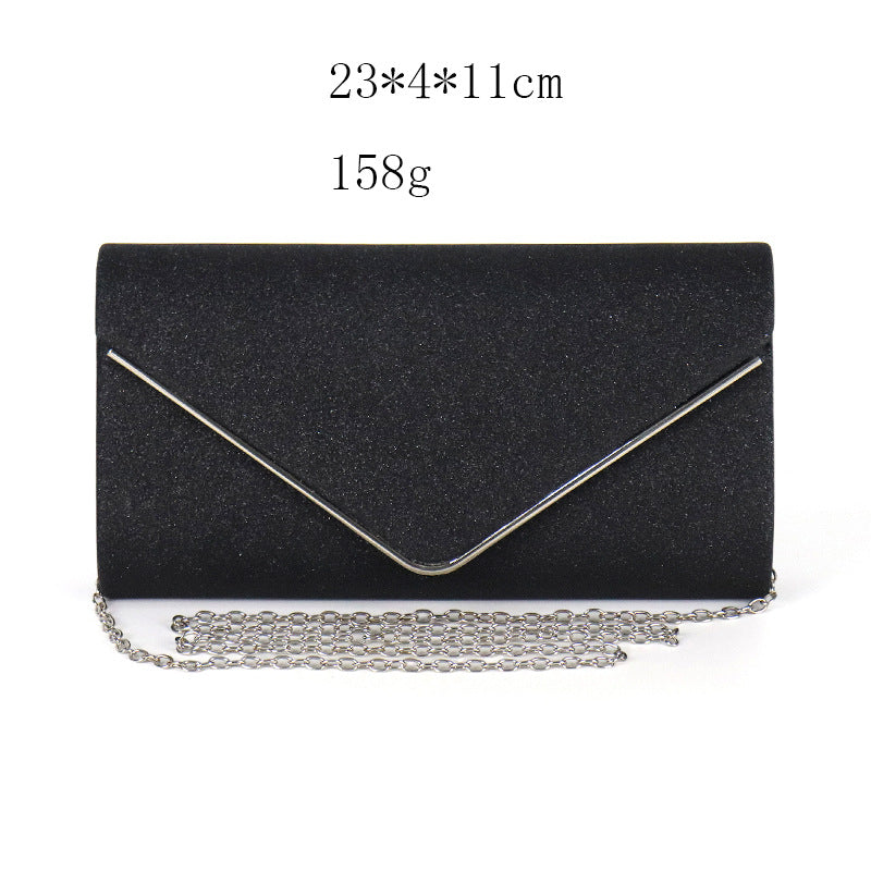 Women's Simple Light Luxury Clutch Cover Thin Evening Bags