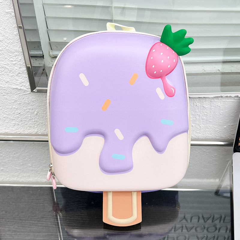 Children's Boys Cute Egg Shell Ice Cream Children's Backpacks