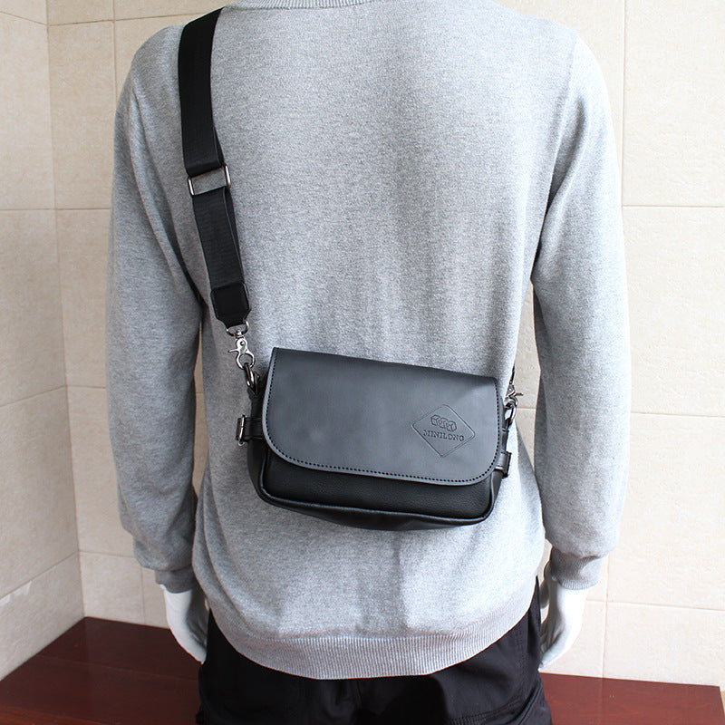 Men's Fashion Boys Trend Small Street Mobile Men's Shoulder Bags