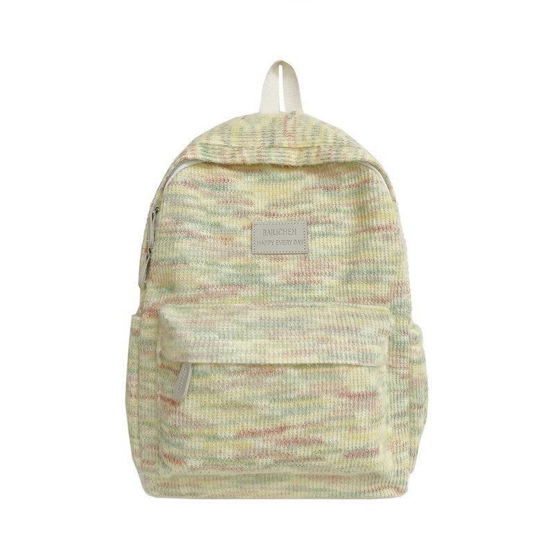 Fresh Large Capacity Female Good-looking Korean Middle School Students' Schoolbags