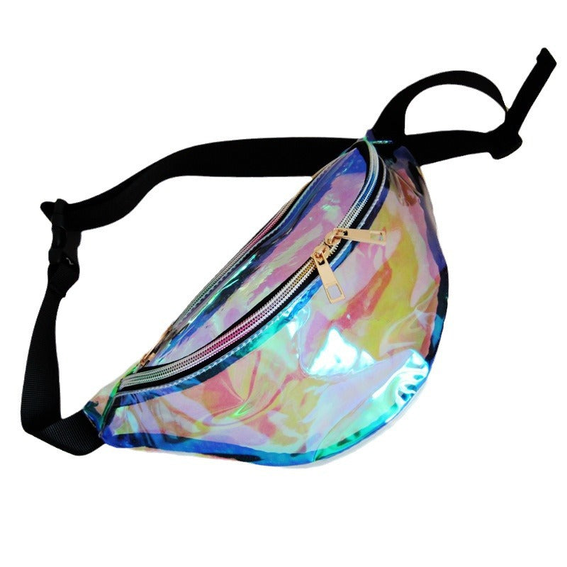 Sacs de taille transparents réfléchissants Laser Magic Color Trend pour femmes