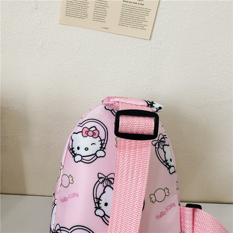 Children's Autumn Cartoon Pattern One Oxford Cloth Children's Waist Packs