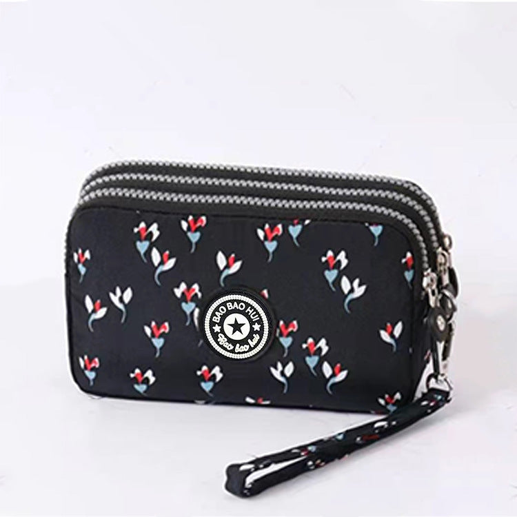 Mobile Female Large Capacity Clutch Fashion Coin Purses