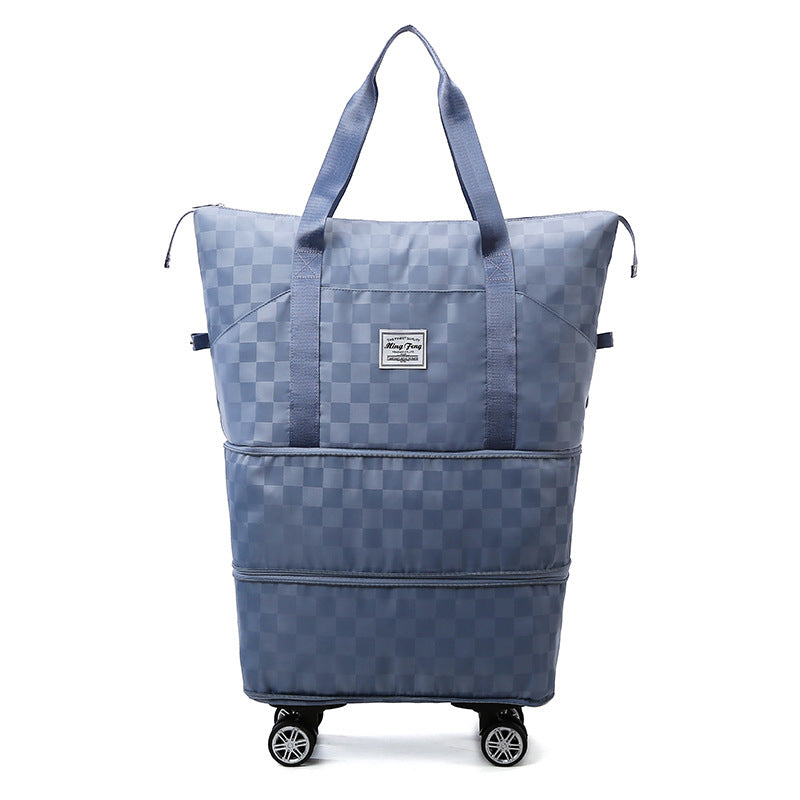 Women's Oxford Cloth With Wheels Aircraft Consignment Travel Bags