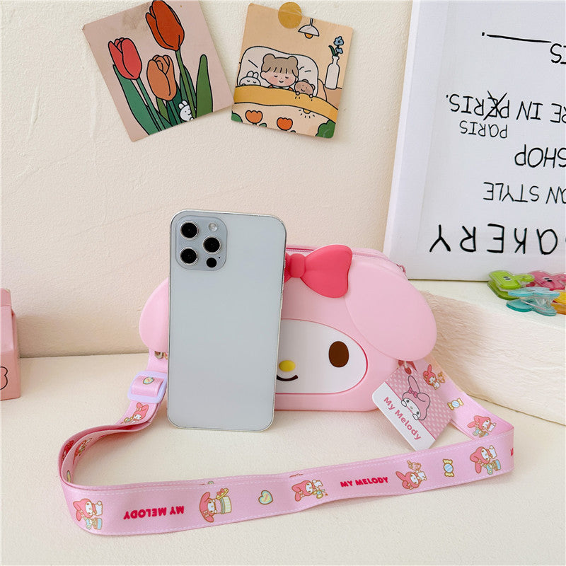 Large Mobile Square Cute Cartoon My Melody Children's Coin Purse