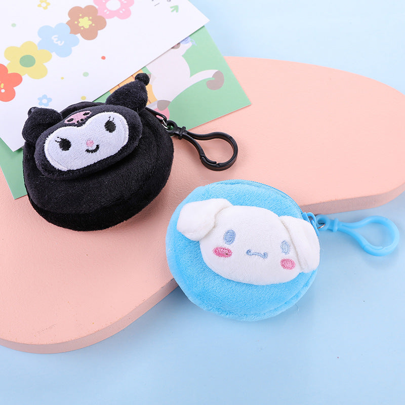 Women's Mini Earphone Cute Round Pendant Car Bags