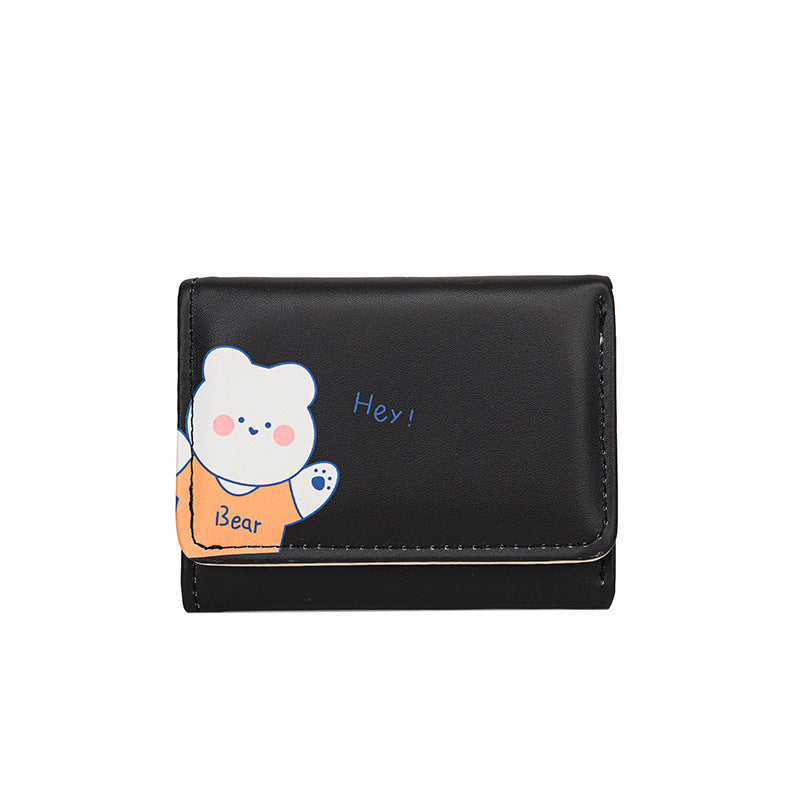 Short Female Design Thin Cute Change Ladies Wallets