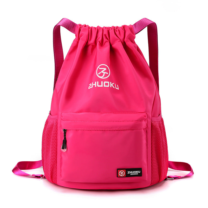 Large Capacity Oxford Cloth Drawstring Rope Backpacks