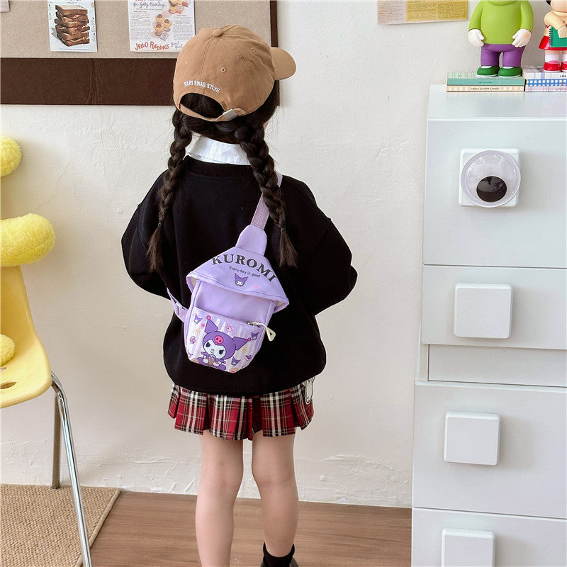 Children's Cartoon Cute Spring Boys Canvas Gifts Children's Waist Packs