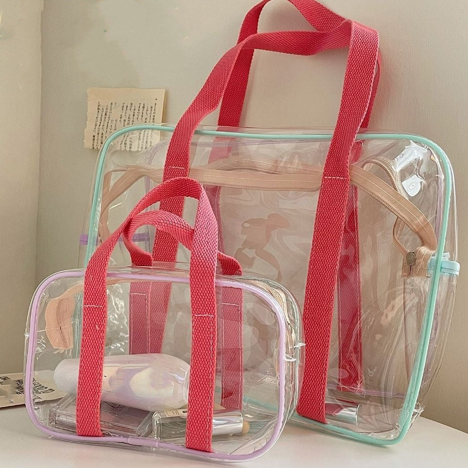 Waterproof Storage Large Capacity Transparent Wash Cosmetic Bags