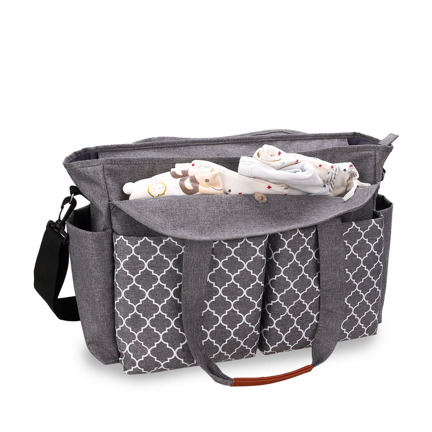 Portable Mommy Printing Geometric Matching Pacifier Bags