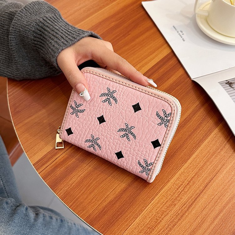 Women's Slots Printed Short Organ Small Korean Ladies Wallets