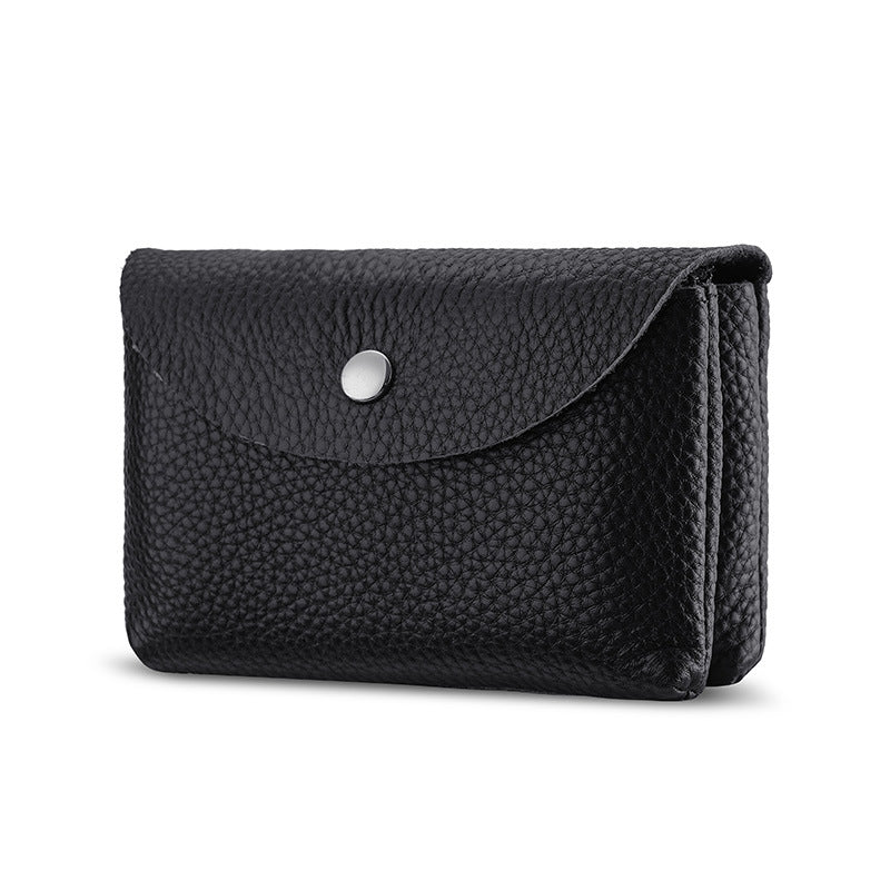 Women's Soft First Layer Cowhide Small Simple Coin Purses