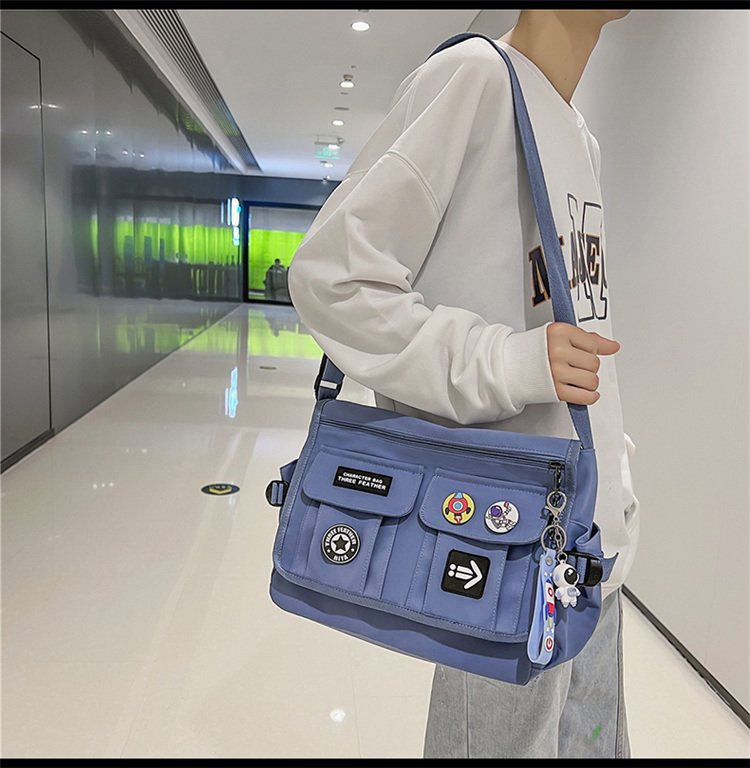 Women's & Men's & Large Capacity Spring Simple Trendy Men's Shoulder Bags