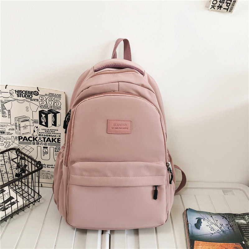 Female Junior High Large Capacity College Backpacks