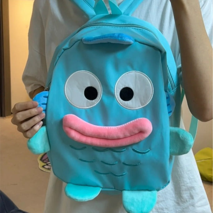 Eating Cute Mermaid Funny Big Mouth Strange Backpacks