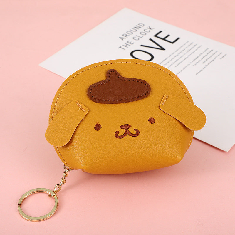 Portable Heart Cartoon Creative Small Yellow Children's Coin Purse