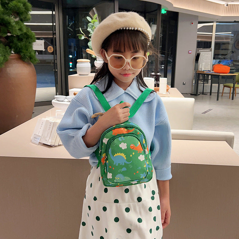 Children's Cartoon Printed Fashion Small Dinosaur Children's Backpacks